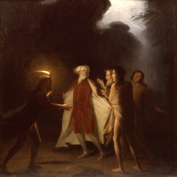 King Lear in the Tempest by George Romney