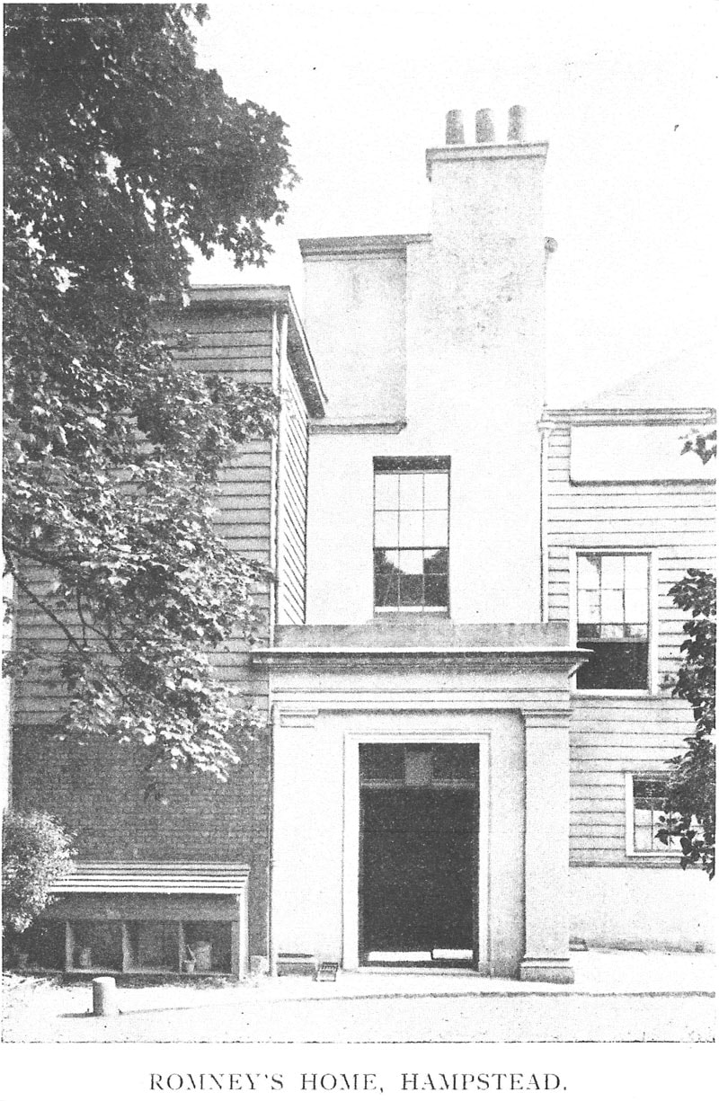 George Romney, house and studio, Hampstead